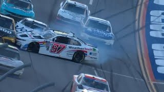 1st Multi Car Crash  Call by MRN  2024 NXS at Talladega [upl. by Dahij]