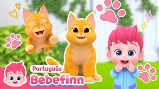 🐈 A Canção do Gato  EP73  Desenho infantil  Cante Junto  Bebefinn em PortuguêsCanções Infantis [upl. by Minoru749]