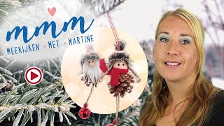 Meekijken met Martine  DIY kersthangers [upl. by Tloh]