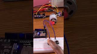 Motar speed controller using ESP32 arduinounoprojects arduinoproject arduino arduinotutorial [upl. by Burkhard]