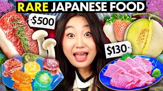 We Ate 3000 Of Rare Japanese Foods OToro Sashimi Tokyo Fruit Gems Crown Melon [upl. by Gytle]