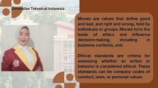 BUSINESS AND PROFESIONAL ETHICS BUSINESS ETHICS MORALS AND ETHICAL STANDARS [upl. by Ilaire600]