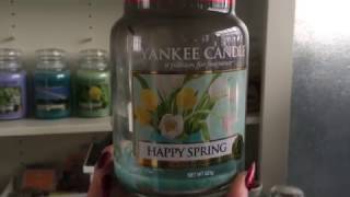 Yankee Candle Review Happy Spring [upl. by Ajnotal]