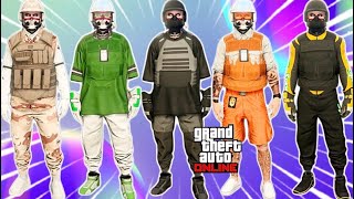 GTA 5 ONLINE  11 COMO OBTER VÁRIOS TRAJES MASCULINOS TRYHARD MODDED PELO MODO CRIADOR [upl. by Nirret]