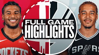 ROCKETS at SPURS  FULL GAME HIGHLIGHTS  October 28 2024 [upl. by Eadwine]