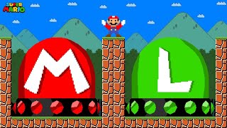 Can Mario Press the Ultimate Mario and Luigi Switch in New Super Mario Bros  Game Animation [upl. by Webb]