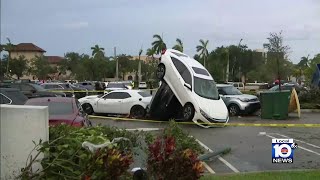 Powerful tornado leaves damage behind in Palm Beach Gardens [upl. by Rivard347]