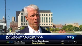 Des Moines names former mayor Frank Cownie as new climate ambassador [upl. by Peacock291]