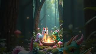 Enchanting Forest Festival Baby Animals in a Glowing Wonderland babyanimals [upl. by Elmer]