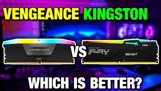 Corsair Vengeance VS Kingston Fury Beast  Memory Review and Comparison [upl. by Cuhp14]