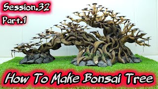 HOW TO MAKE A BONSAI TREE FOR AQUASCAPE [upl. by Anaidirib697]