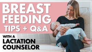 QampA  BREASTFEEDING TIPS With ME 🍼 A Lactation Counselor [upl. by Ecienal]