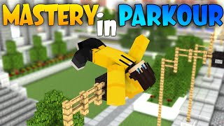 Can I become a master in Parkour 😲  Minecraft pe 121 [upl. by Jangro261]