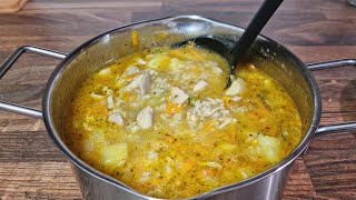 Mamas Rezept für Hühnersuppe mit Reis der Geschmack der Kindheit Schnell lecker [upl. by Assin733]