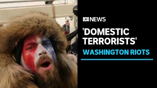 ProTrump mob declared domestic terrorists as fallout from riots continues  ABC News [upl. by Edholm]