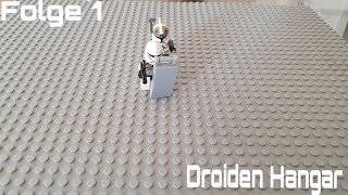 Lets build Droiden Hangar  lego Star Wars moc Deutsch [upl. by Htirehc]