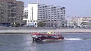 Timelapse Moscow River hydrofoil boat trip Москварека теплоход Ракета246 [upl. by Lenor790]