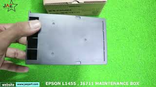 EPSON L1455  I6711 MAINTENANCE BOX E6711  PXMB3 [upl. by Chlores335]