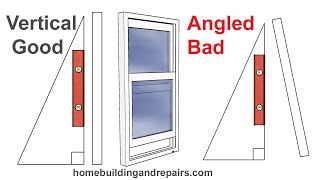 The Standard House Window Might Not Be Installed Any Other Way Than Square Vertical And Plumb [upl. by Dorsman797]