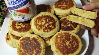 GORDITAS DE LECHE CONDENSADA gorditas de lechera RECETA FÁCIL Y RÁPIDA ideal para merienda😋 [upl. by Wurst847]