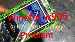 winstar w905 automatic headphone problem repair solisone [upl. by Raknahs]