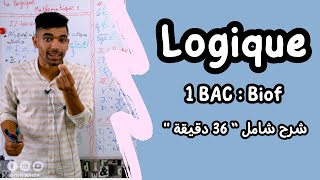 La Logique Mathématique 🔻 1 ère Bac Résumé complet 🔻 ملخص شامل لدرس المنطق  أولى باك علمي [upl. by Farland402]