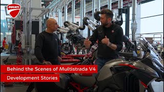 Behind the Scenes of Multistrada V4 Development Stories [upl. by Terrag]