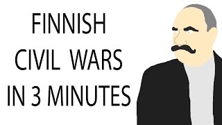 Finnish Civil War  3 Minute History [upl. by Richmond]