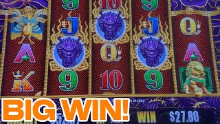 5 Dragons Slot Machine BONUS 🦜BIG WIN 🦜 [upl. by Jaquelyn]