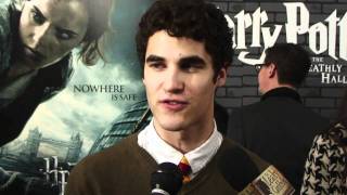 Glees Darren Criss catches up with MuggleNet and Leaky [upl. by Nauqyaj]