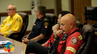 Fire chief and half his members lose their own homes while fighting the wildfire [upl. by Gniy326]