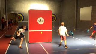 Padel Groundstroke Circuit Group  REBO Drills [upl. by Isnan695]