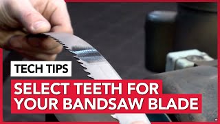 Sawbladecom Tech Tip on tooth selection for bandsaw blades [upl. by Dasie682]