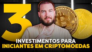 3 INVESTIMENTOS PARA INICIANTES EM CRIPTOMOEDAS  Como começar a INVESTIR em BITCOIN [upl. by Ecal]