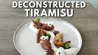 Fine dining TIRAMISU DESSERT  Not Your Classic Recipe [upl. by Giffer]