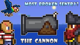 One of the Most Broken Terraria Sentries  The Pirate Cannon [upl. by Udale803]