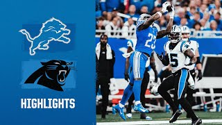 Jared Goff scores four touchdowns in Lions win against the Panthers  2023 Week 5 Game Highlights [upl. by Denn204]