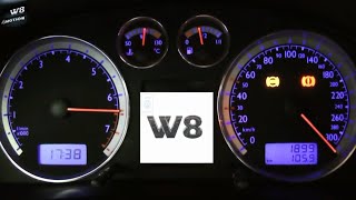 VW Passat W8 40 Exhaust sound Straight pipe Acceleration INSANE SOUND [upl. by Llerol28]