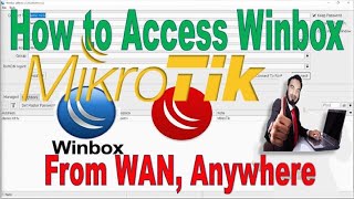 How to Access Mikrotik Router Winbox from WAN from anywhere using DDNS cloud Mikrotik Remote Access [upl. by Araiek]