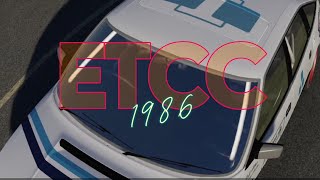 🇩🇪 MainzFinthen  track camera demo  ETCC 1986  Assetto Corsa  links in description [upl. by Annirak]