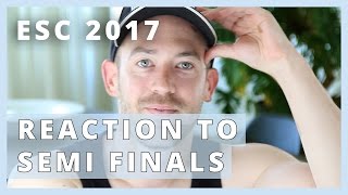 Reaction to Semi Finals  my TOP 5  Eurovision 2017 [upl. by Landan]