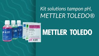 Kit solutions tampon pH METTLER TOLEDO® [upl. by Richmal]