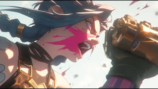 Jinx vs Vi「Arcane Season 2 AMV」 Walk [upl. by Alludba]