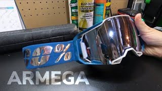 How to Change Lens on 100 Armega Googles [upl. by Arratal]