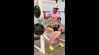 Leg Press vs Squat Part 1 [upl. by Arhas175]