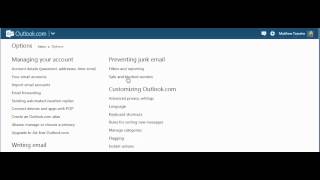 How to whitelist email addresses in Outlookcom [upl. by Eustazio]