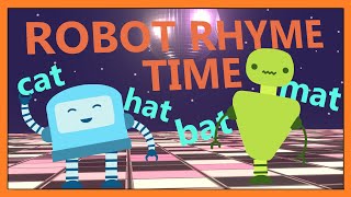 🤖 quotRobot Rhyme Timequot 🤖  Fun Rhyming Dance Party Song for Kids │ Smiley Rhymes [upl. by Marylynne]