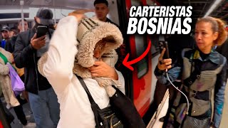 La MAFIA de CARTERISTAS BOSNIAS que CAUSA TEMOR en el METRO de BARCELONA [upl. by Yartnod]