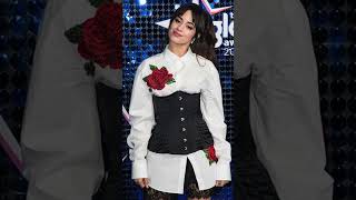 Camila Cabello Confidently Shows Off Curves in Beige Cutout Top and Fuzzy Bucket Hat celebrity [upl. by Eckart]