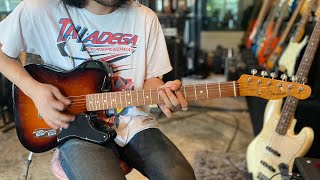 Fender Noventa Telecaster Sunburst 2021 P90 Mexico [upl. by Petersen599]